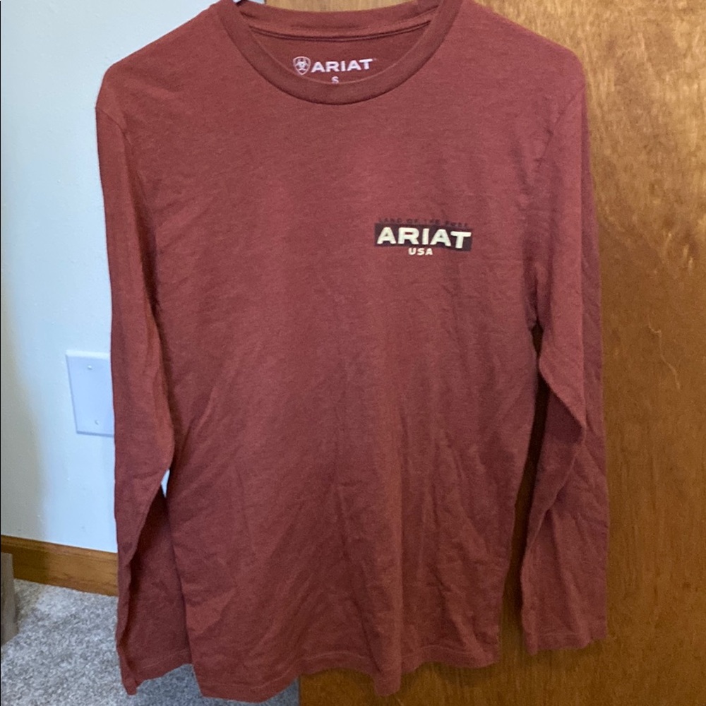 Ariat USA Long Sleeve Shirt - Rust Red
